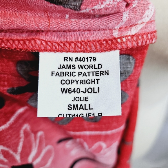 Jams World Vintage 80's Joli Hawaiian Buttondown Shirt size Small - Picture 10 of 11